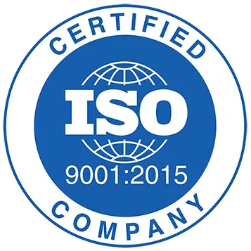 ISO 9001:2015 certification mark